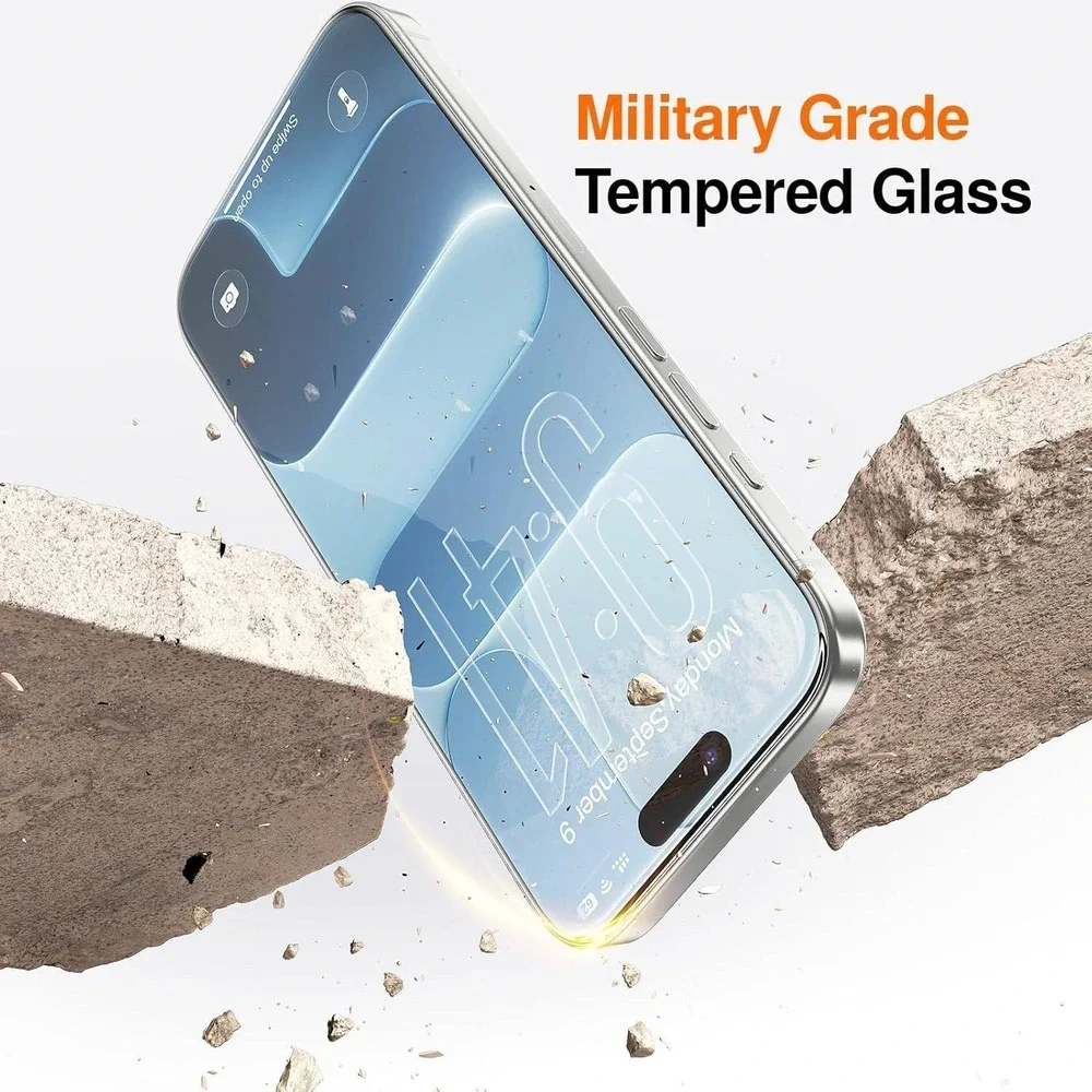 SmartDevil iPhone‎ Screen Protector Tempered Glass Military Grade 9H 2Pack